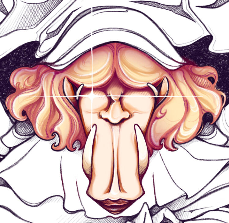 unfinished illustration
