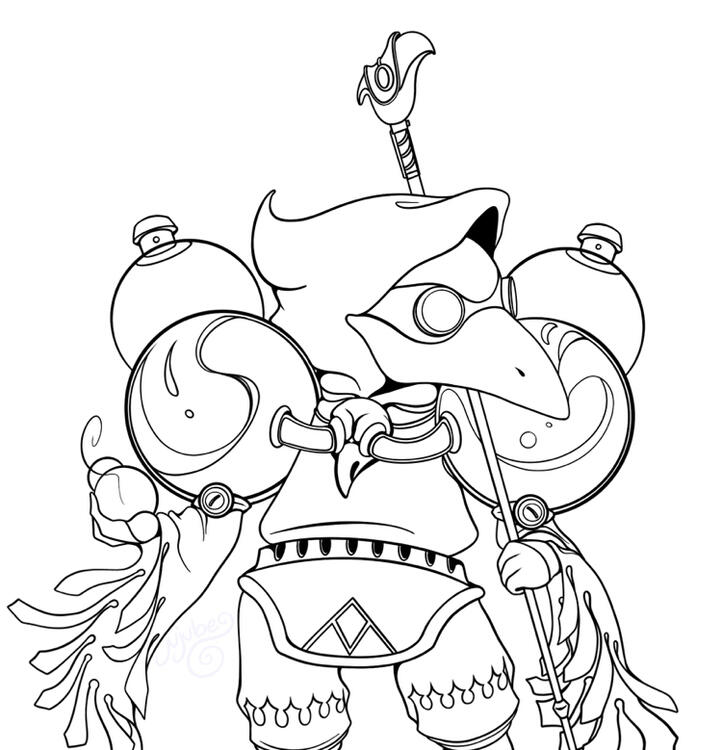 cartoon lineart